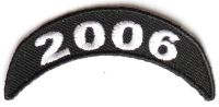 2006 Upper Rocker Patch In Black White