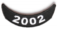 2002 Lower Rocker Patch In Black White