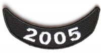 2005 Lower Rocker Patch In Black White