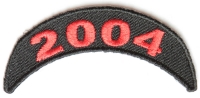 2004 Upper Year Rocker Patch In Red