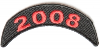 2008 Upper Year Rocker Patch In Red
