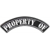Property Of Large Top Rocker Patch | Embroidered Patches