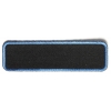 Blank Name Tag Patch Blue Border | Embroidered Patches
