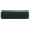 Blank Name Tag Patch Green Border | Embroidered Patchese