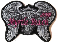 Myrtle Beach 2015 Patch Angel Wings Myrtle Beach 2015 Patch Angel Wings