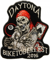 Daytona Biketoberfest 2016 Biker Rally Skull Patch