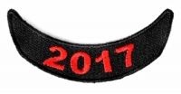 2017 Red Lower Rocker Patch