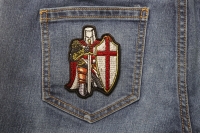 Red Knight Crusader Patch Mini Size Red Knight Crusader Patch Mini Size