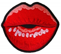 Kissing Lips Small Patch