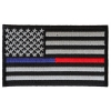 Law Enforcement And Firefighter Support American Flag Patch