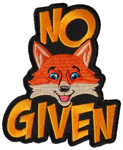 No Fox Given Funny Patch