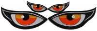 Orange Eyes Patches in Small and Medium Set Orange Eyes Patches in Small and Medium Set
