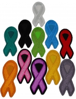 Set of 11 Colored Support Ribbon Patches