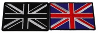 Set of 2 United Kingdom Flags in Color and Black White Set of 2 United Kingdom Flags in Color and Black White