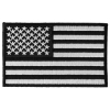 Us Flag Black White Patch 4 Inch | Embroidered Patches