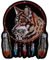 Wolf and Feathers Small Patch