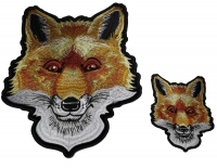 Cute Fox Patches - 2 pack Small and Large Cute Fox Patches - 2 pack Small and Large