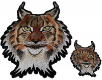 Lynx Cat Patches 2 Pack Small and Large Lynx Cat Patches 2 Pack Small and Large