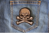 Gray Skull Patch Gray Skull Patch