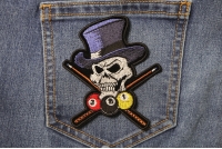Pool Shark Skull Small Patch Pool Shark Skull Small Patch