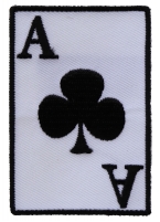 Ace Of Clubs Patch
