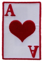 Ace Of Hearts Patch | Embroidered Patches