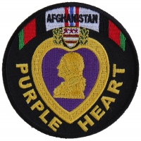 Afghanistan Purple Heart Patch | US Military Veteran Patches