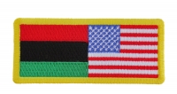 African American Flag Patch | Embroidered Patches