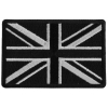 Black and White UK Flag Patch