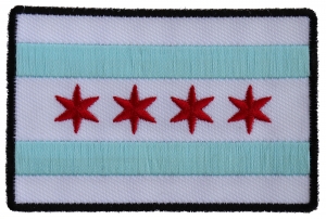 Chicago City Flag Patch