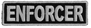 Enforcer Patch 3.5 Inch White