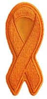 Orange Leukemia Awareness Ribbon Patch