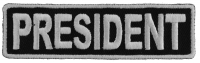 President Patch 3.5 Inch White