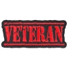 Veteran Patch Old Stamper Red | US Military Veteran Patches
