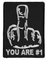 You Are No 1 Middle Finger Patch | Embroidered Patches