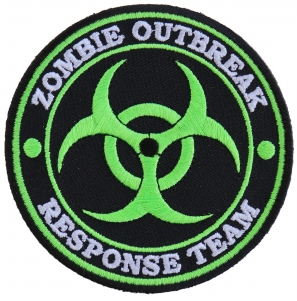 Zombie OutBreak Response Team Green Patch | Embroidered Patches