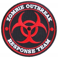Zombie OutBreak Response Team Red Patch | Embroidered Patches