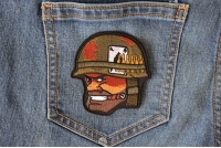 Soldier Cigar Ace of Spades Bullets and Helmet Patch Soldier Cigar Ace of Spades Bullets and Helmet Patch