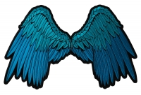 Beautiful Blue Angel Wings Patch | Embroidered Patches