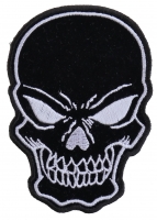 Black Skull Patch Small | Embroidered Patches