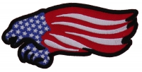 Eagle with American Flag Patch