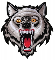 Large Wolf Patch | Embroidered Patches