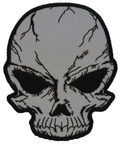 REFLECTIVE NIGHT VISION MIDDLE FINGER 11 INCH PATCH