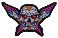 Robot Skull Colorful Patch