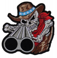 Shotgun Willy Skull Patch Small | Skull Patches