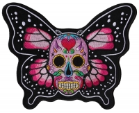 Sugar Skull Butterfly Large Patch