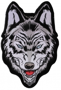 wolf patch for jacket
