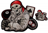 Biker Guy Front And Back 2 Piece Patch Set Biker Guy Front And Back 2 Piece Patch Set