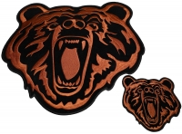 Brown Bear Patch Set Small And Large Brown Bear Patch Set Small And Large
