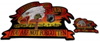 Freedom Isn't Free Patches POW MIA Eagle 2 Piece Patch Set Freedom Isn't Free Patches POW MIA Eagle 2 Piece Patch Set